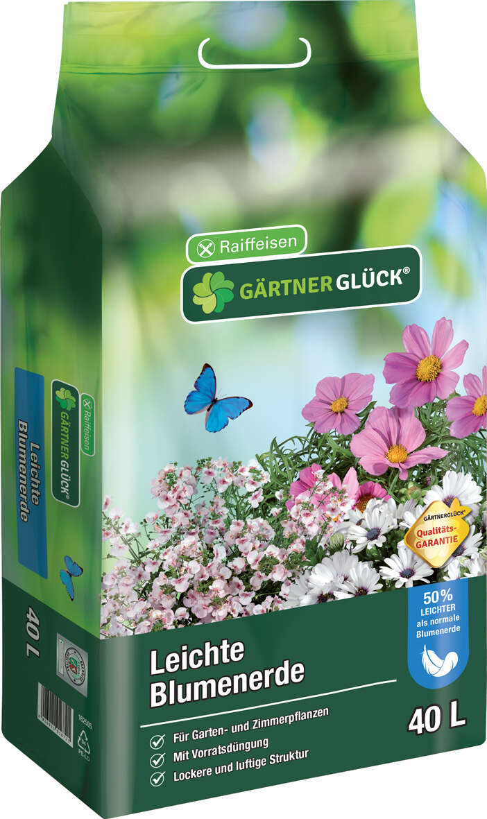 GÄRTNERGLÜCK Leichte Blumenerde
